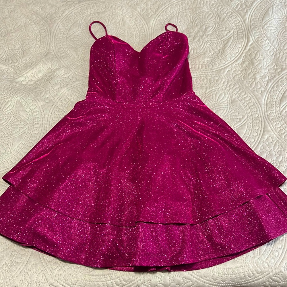 Magenta/Maroon City Studio dress size 0.